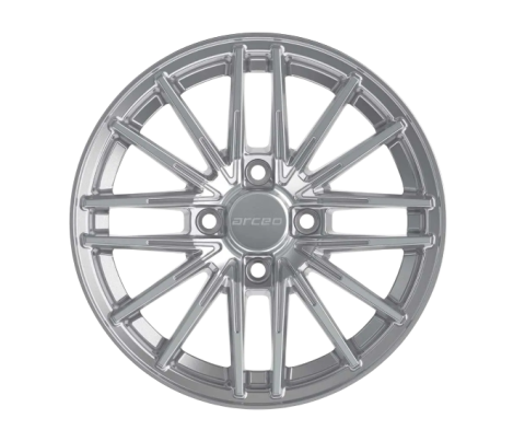 6.0X14 EMR 4X100 ET35 67.1 Crystal Silver POLISHED Jant