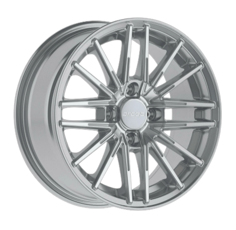 6.0X14 EMR 4X100 ET35 67.1 Crystal Silver POLISHED Jant
