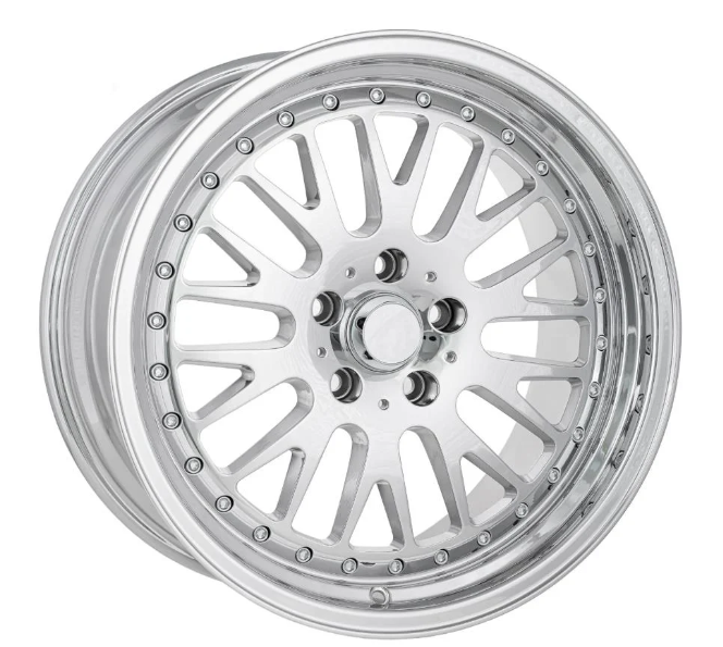 7.0X15  4X100 ET30 73.1 Chrome