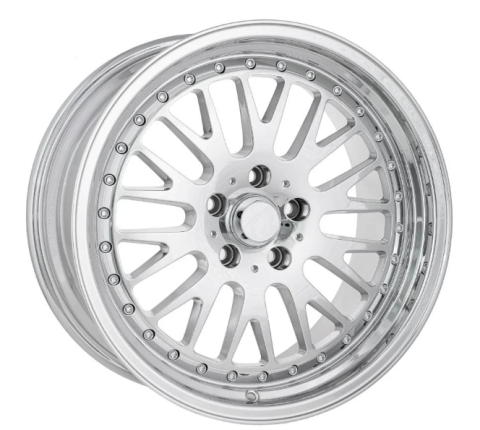 7.0X15  4X100 ET30 73.1 Chrome