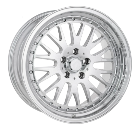 8.0X15  4X100 ET20 73.1 Chrome