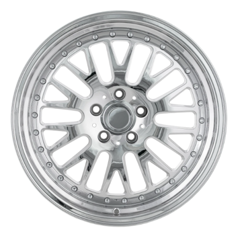 8.0X15  4X100 ET20 73.1 Chrome