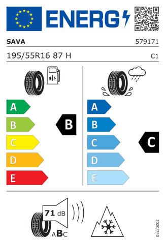 Sava 195/55R16 87H All Weather Otomobil Dört Mevsim Lastiği (2022)