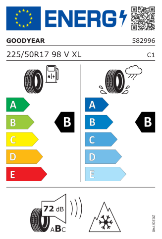 Goodyear 225/50R17 98V XL Eagle Sport 4Seasons  FP Otomobil Dört Mevsim Lastiği (2025)