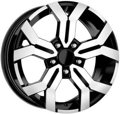 7.0X16 5X114 ET40 66.1 Black Diamond Jant